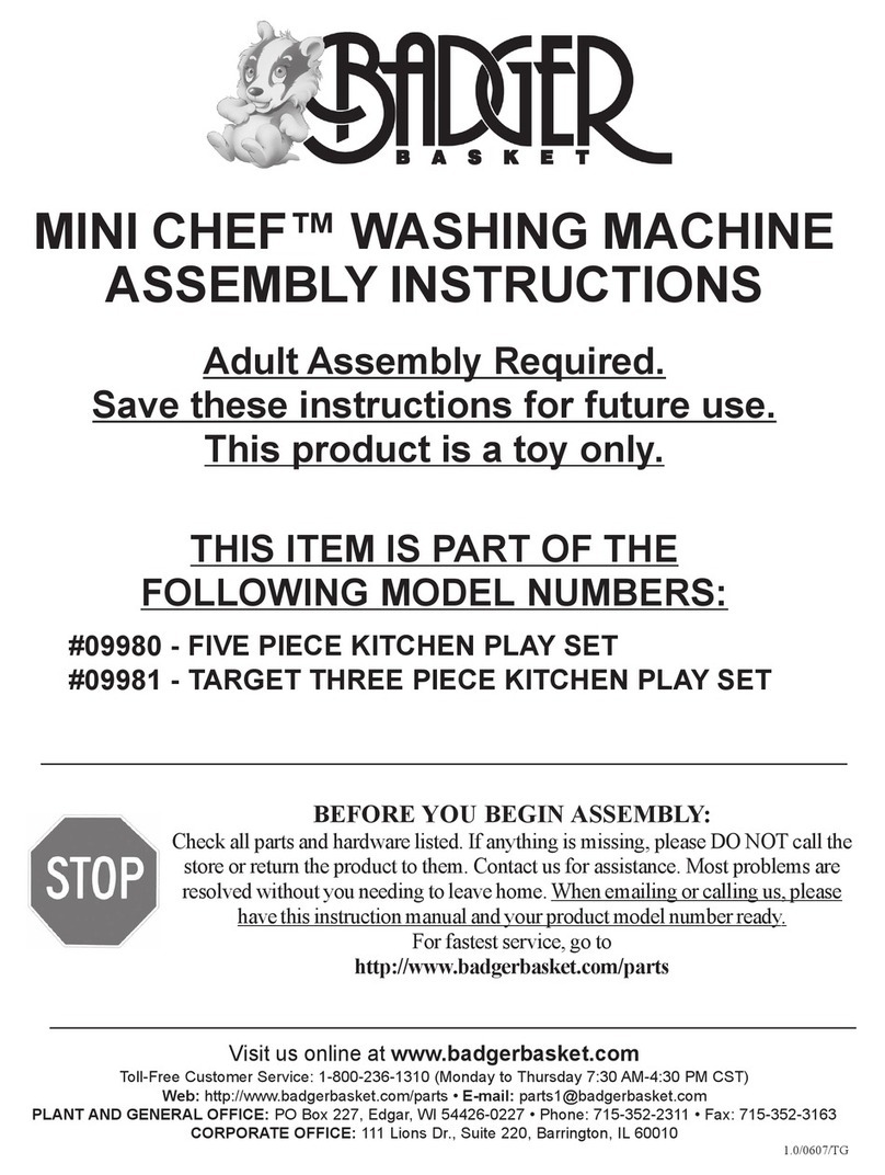 Badger Basket MINICHEF 9980 User manual