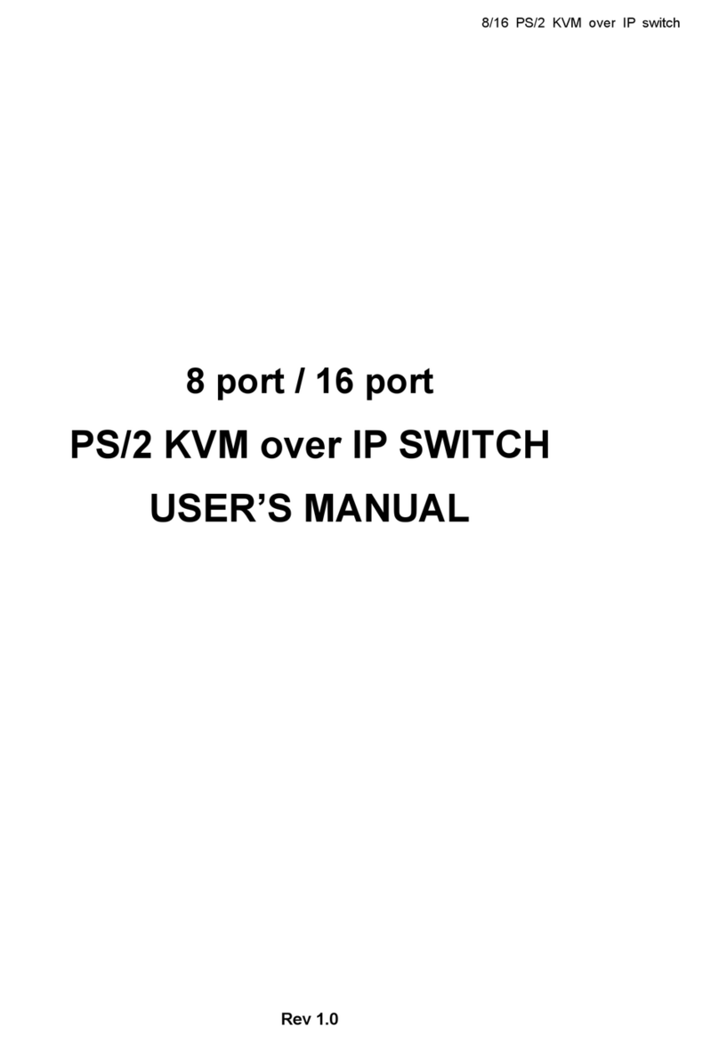 Avocent KVM over IP switch User manual Avocent KVM over IP switch User manual