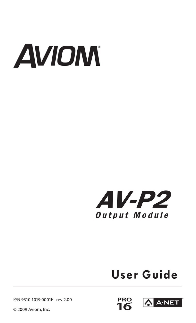 Aviom AV-P2 user guide