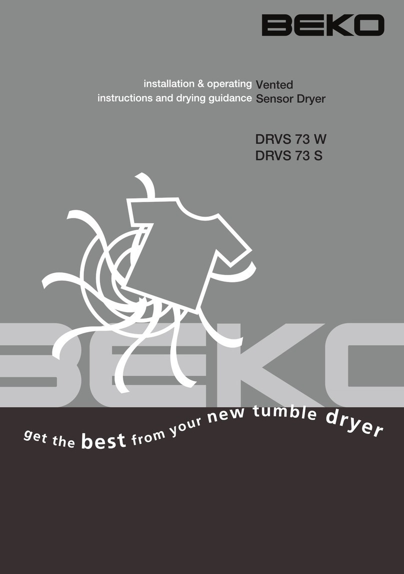 Beko DRVS 73 S User manual