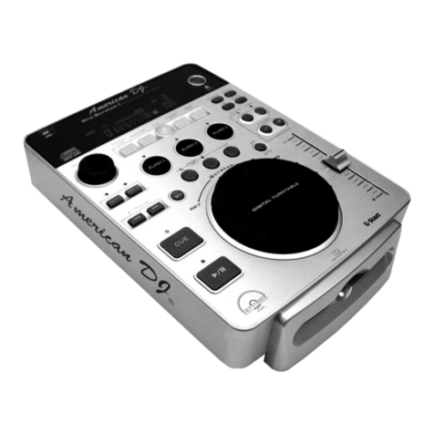 American DJ Pro Scratch 1 user manual