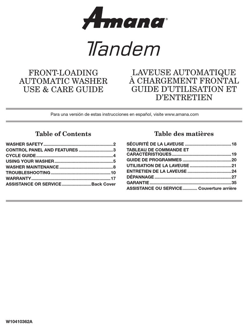 Amana TANDEM W10410362A User manual
