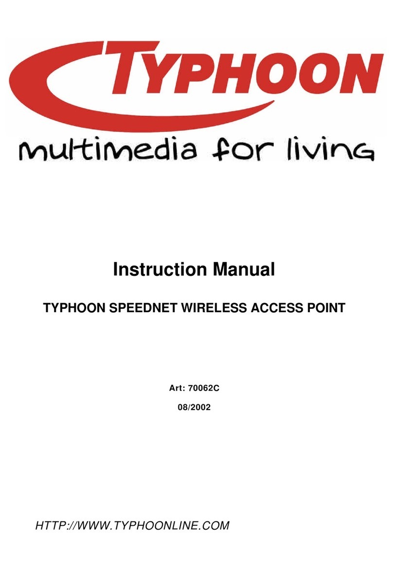 TYPHOON Typhoon Wireless Access Point instruction manual TYPHOON Typhoon Wireless Access Point instruction manual