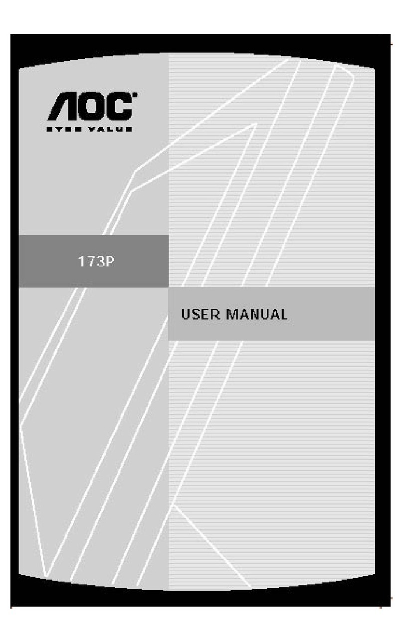 AOC 173P User manual