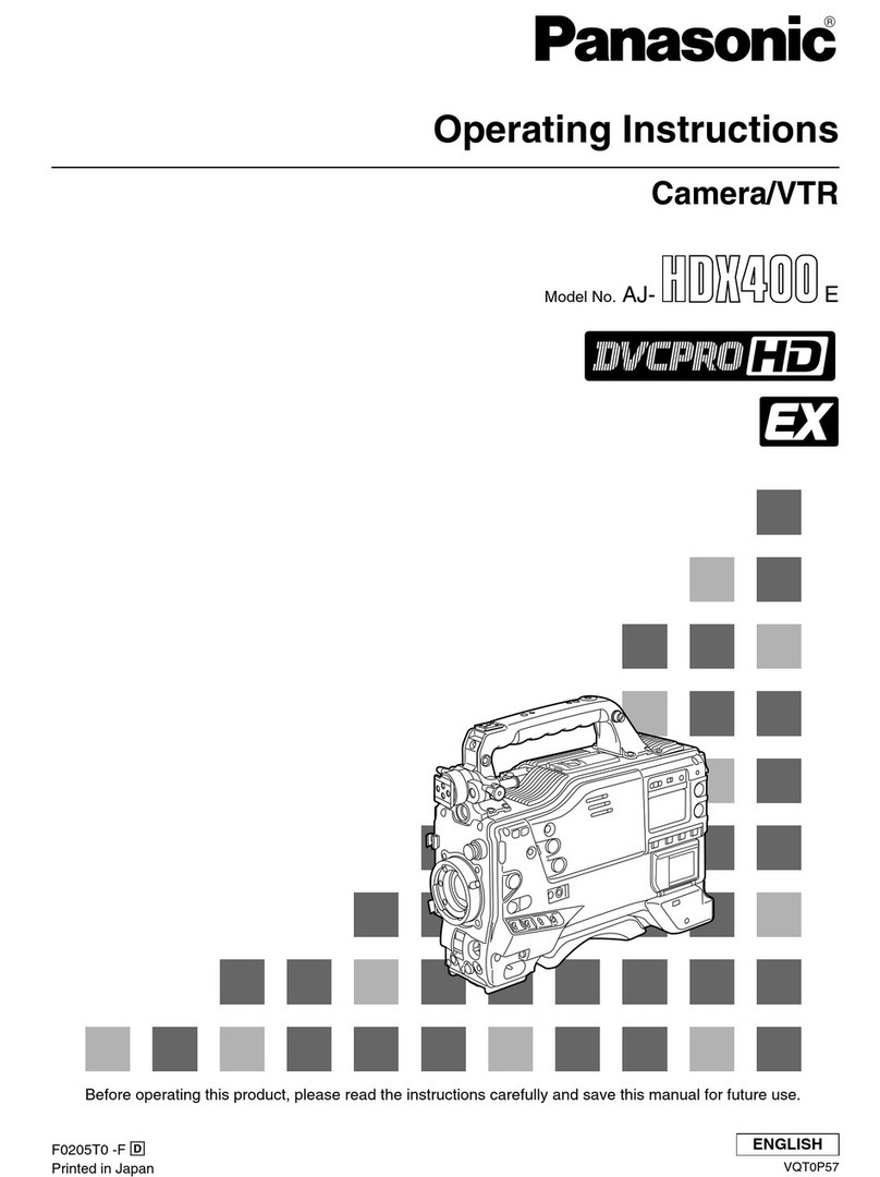 Panasonic AJ-HDX400E User manual