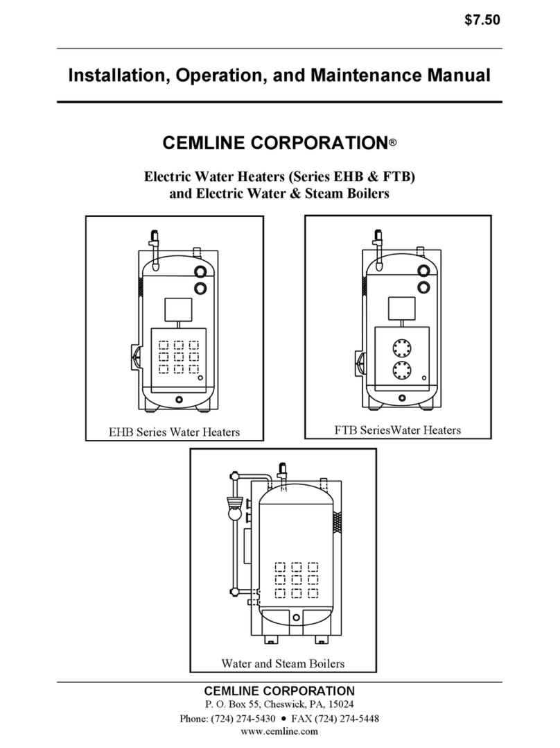 Cemline Corporation EHB Installation and maintenance manual