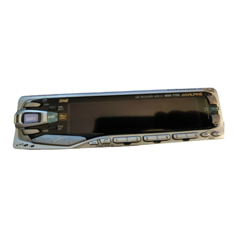 Alpine MDA-7755 User manual