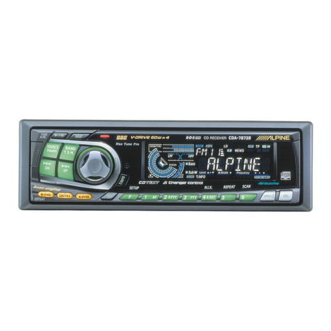 Alpine cda-7873 User manual