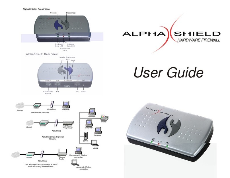 Alpha Shield FIREWALL user guide