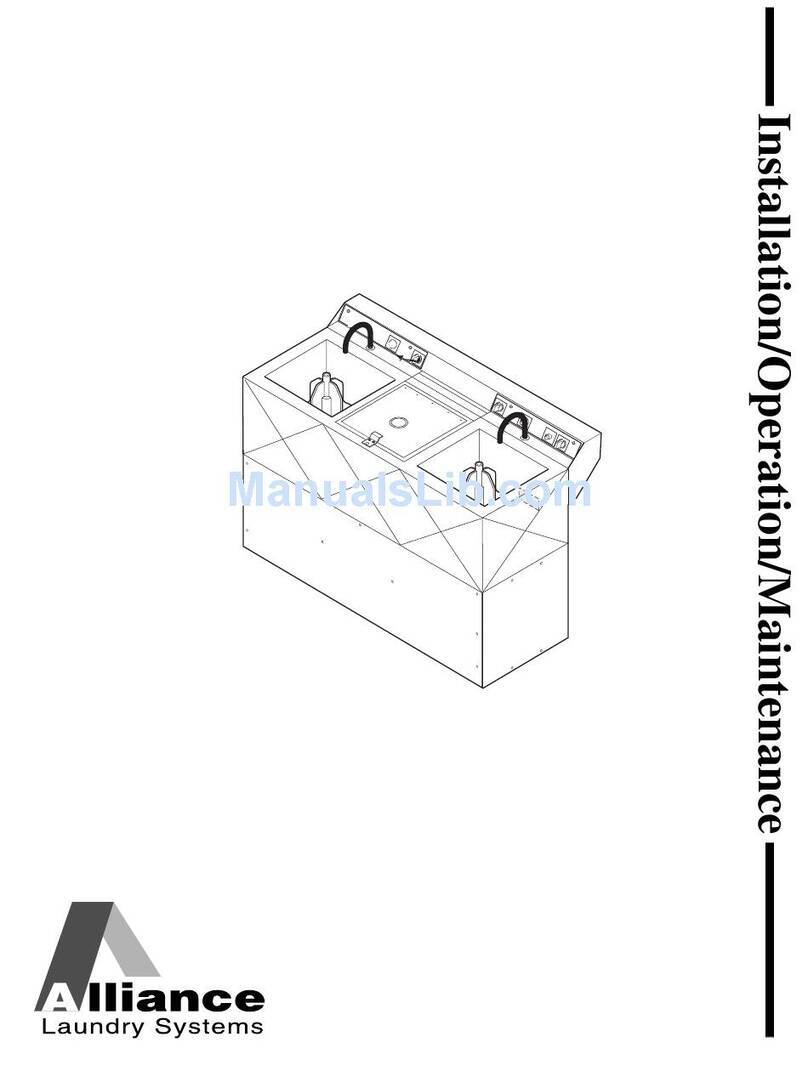 Alliance Laundry Systems UM202 Series User manual Alliance Laundry Systems UM202 Series User manual
