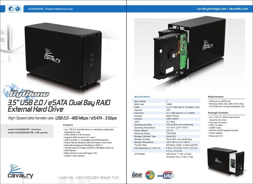 Aluratek Cyclone ACDUES350F Specifications