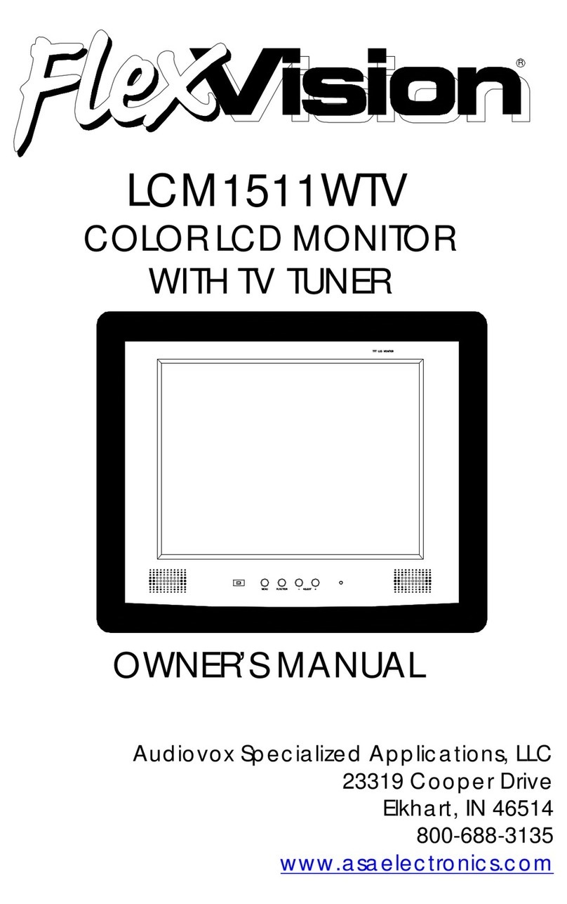 ASA Electronics FlexVision LCM1511WTV User manual