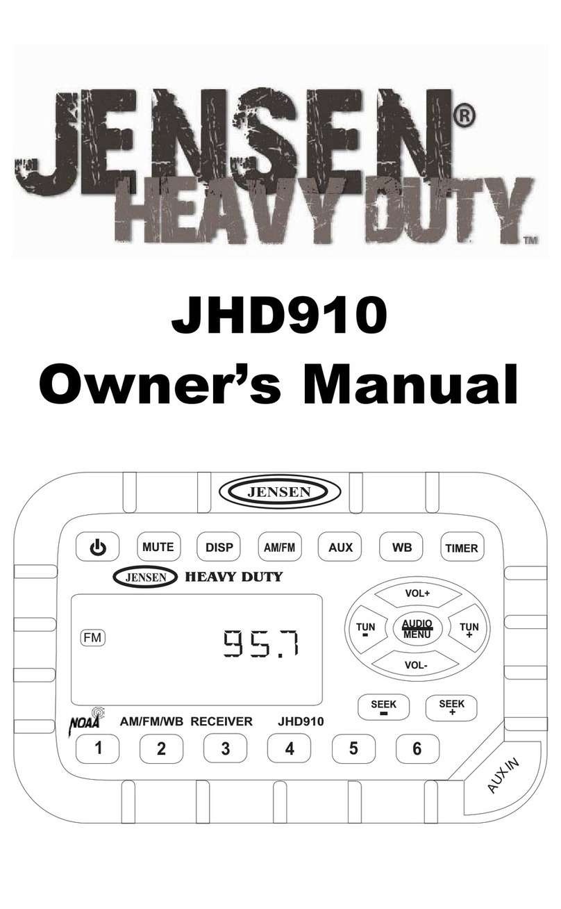 ASA Electronics JHD910 owner's manual