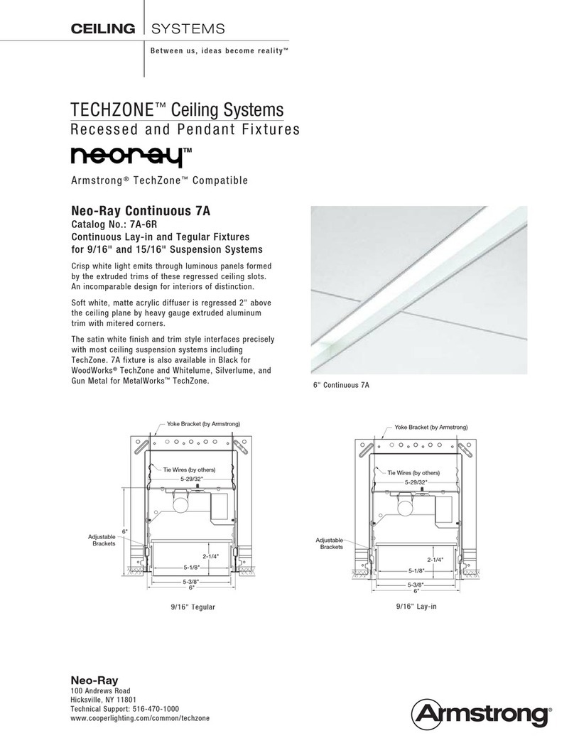Armstrong TechZone 7A-648R User manual