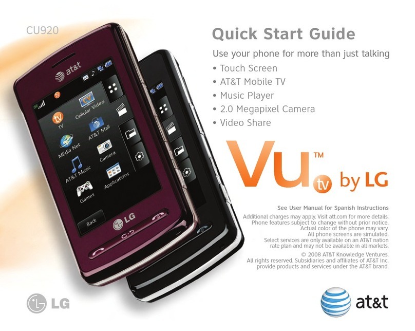 LG Vu CU920 User manual