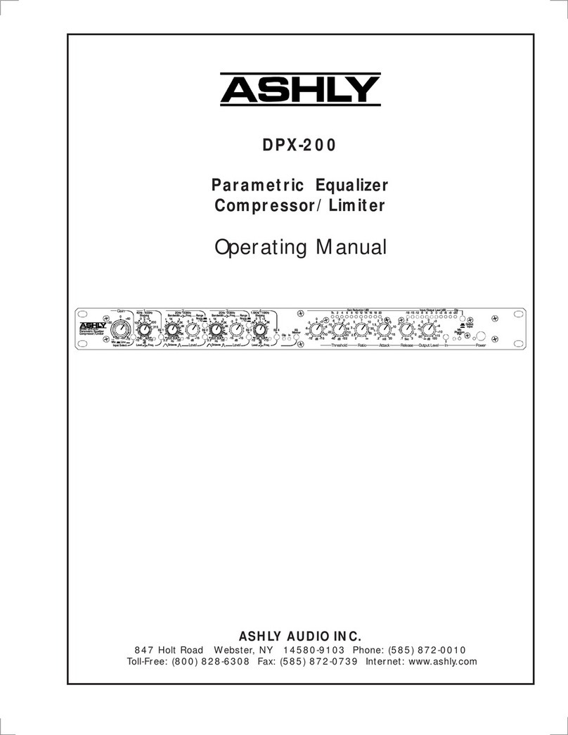 Ashly DPX-200 User manual
