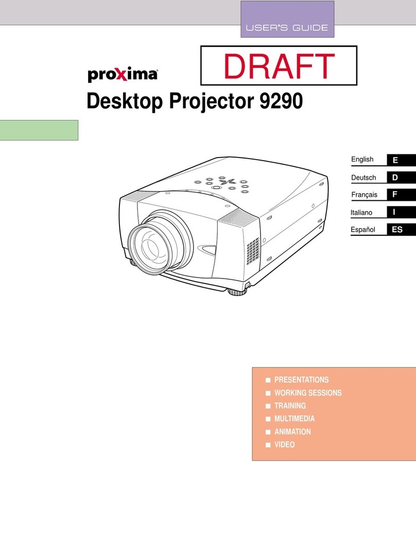 Ask Proxima 9290 User manual