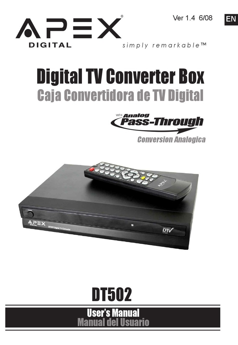 Apex Digital Apex DT502 user manual