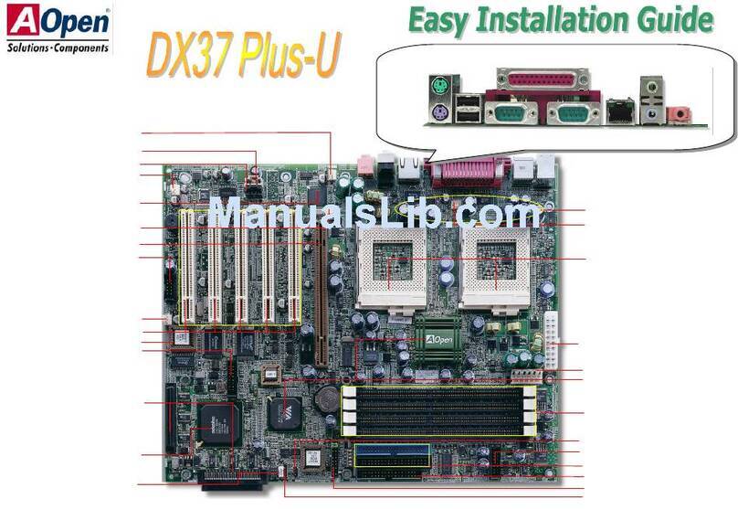 AOpen D X37PU-EG-E0110A Datasheet AOpen D X37PU-EG-E0110A Datasheet