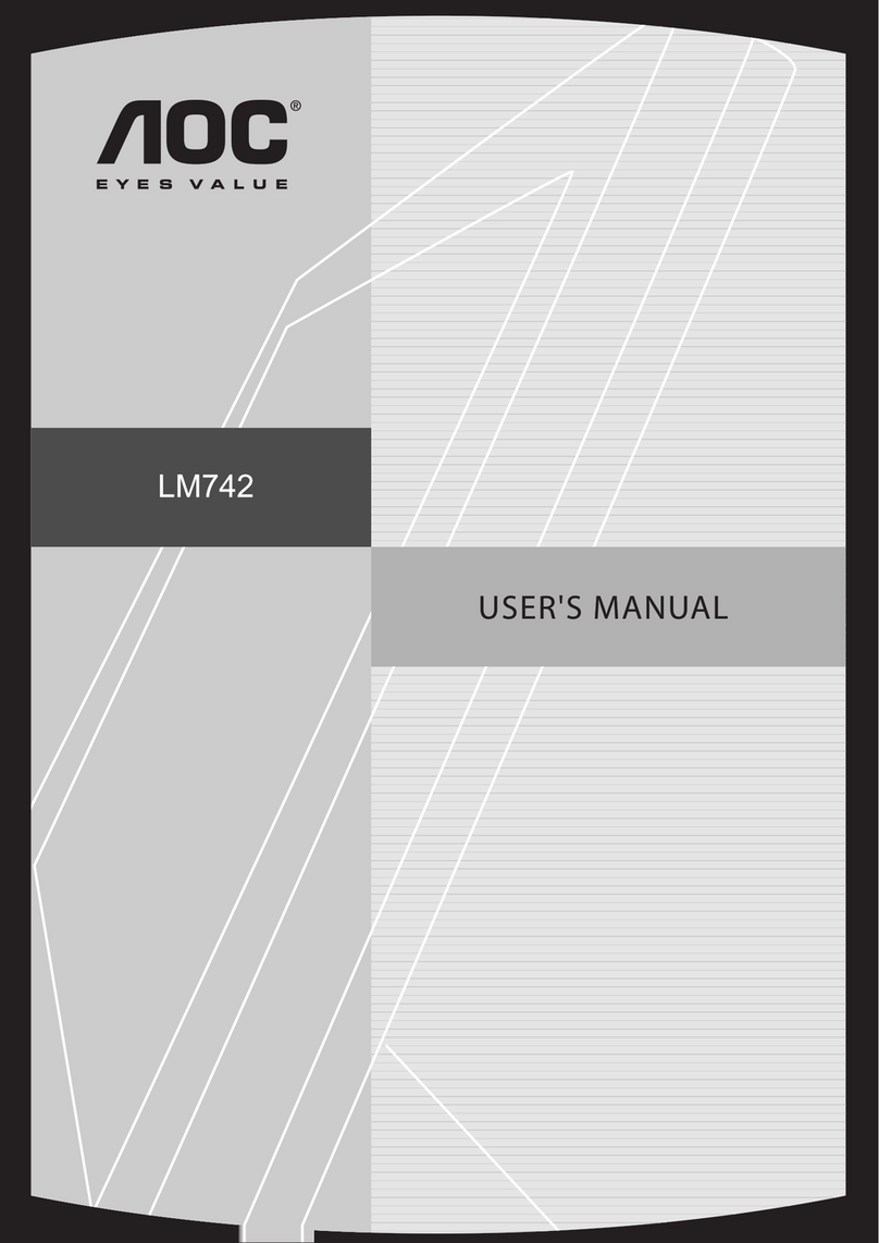AOC LM742 User manual