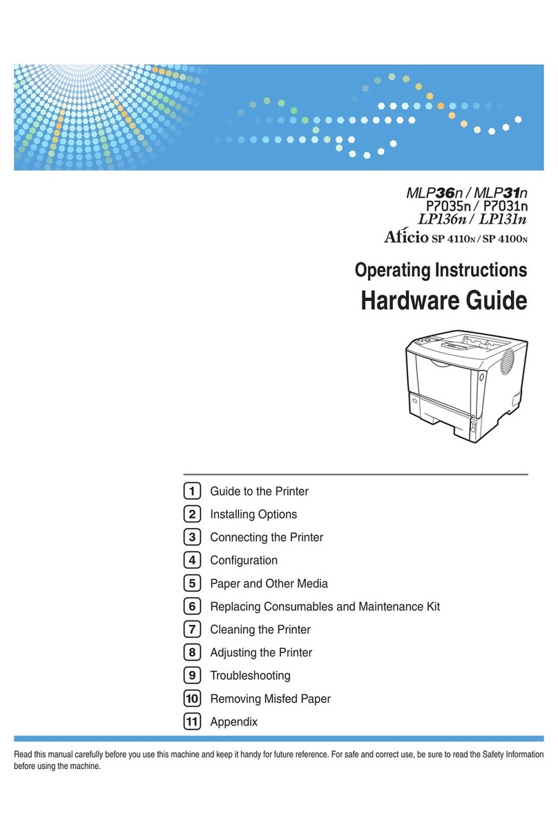 Ricoh 220-240 V User manual