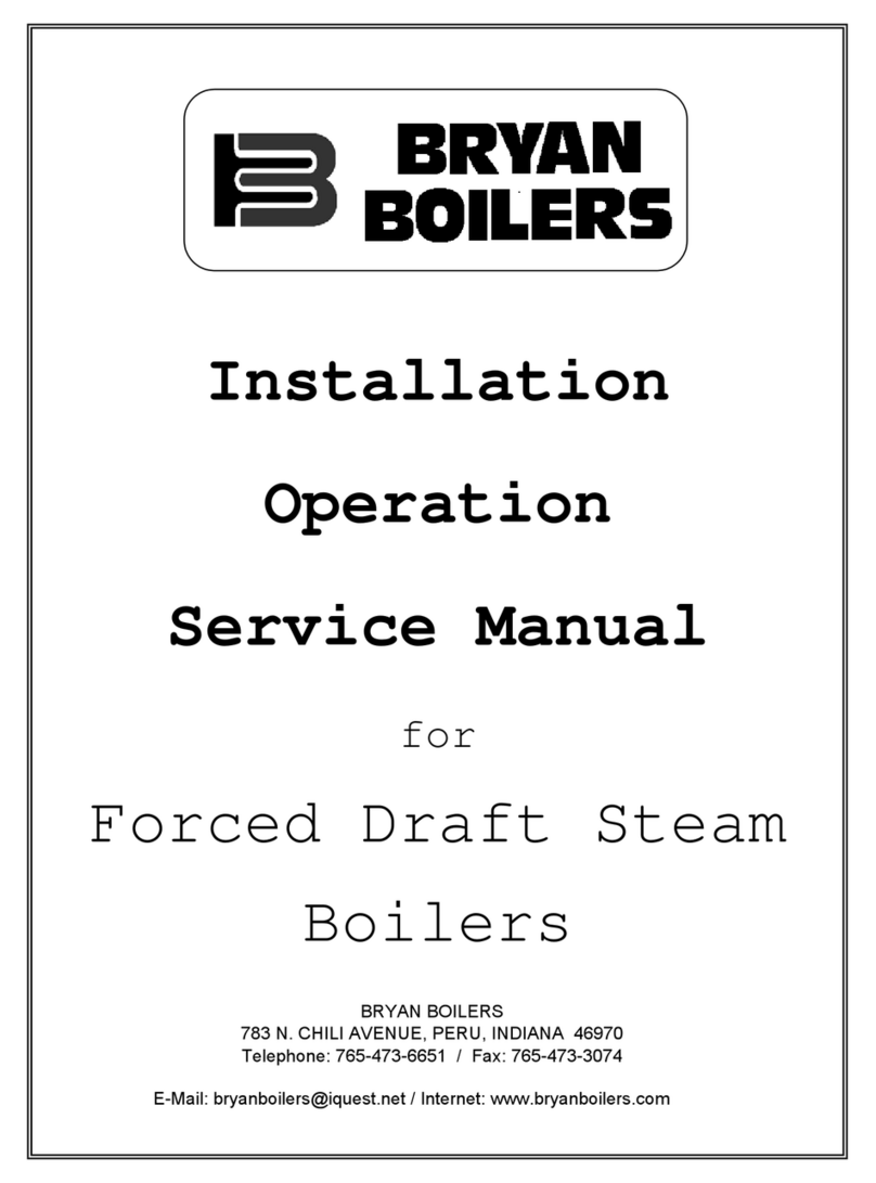 Bryan Boilers Forced Draft Steam Boilers User manual Bryan Boilers Forced Draft Steam Boilers User manual