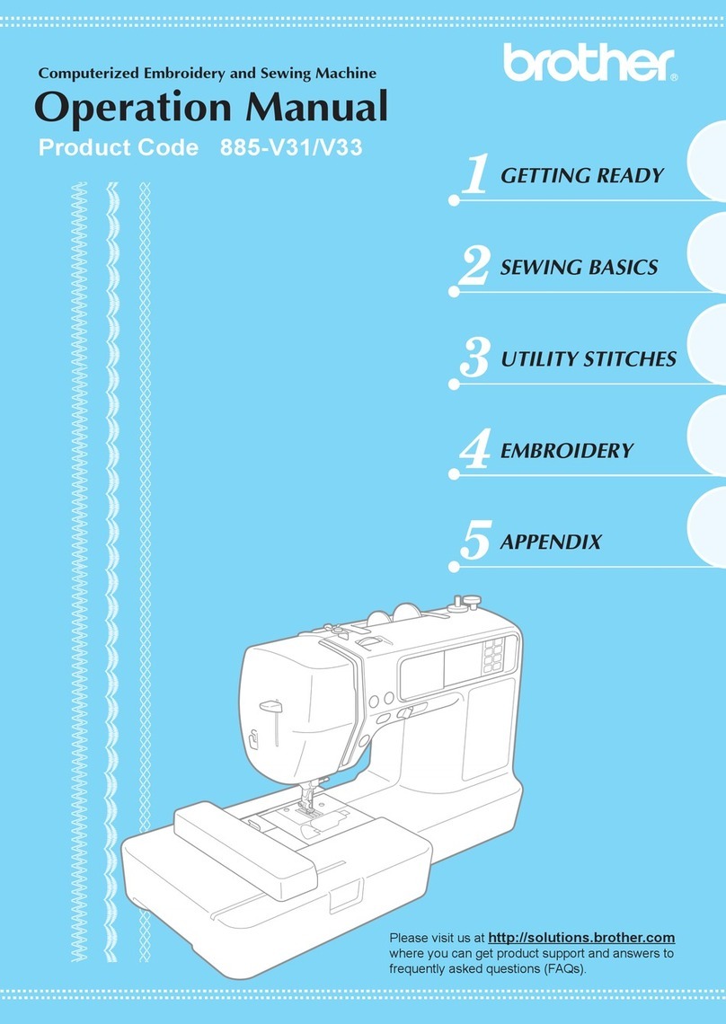 Brother 885-V31 User manual