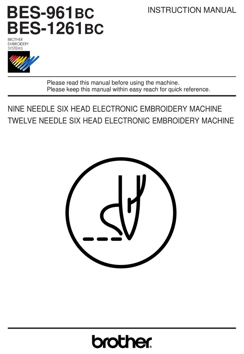Brother BES-1261BC instruction manual