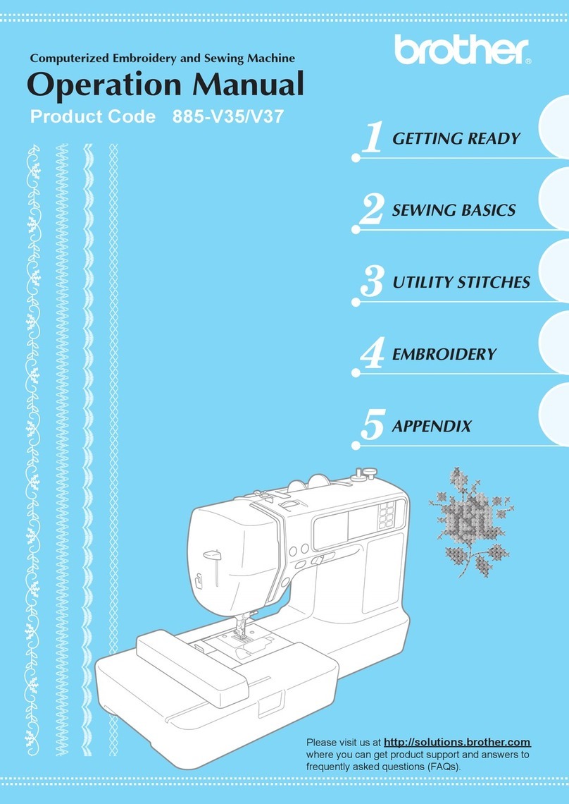 Brother 885-V35/V37 User manual