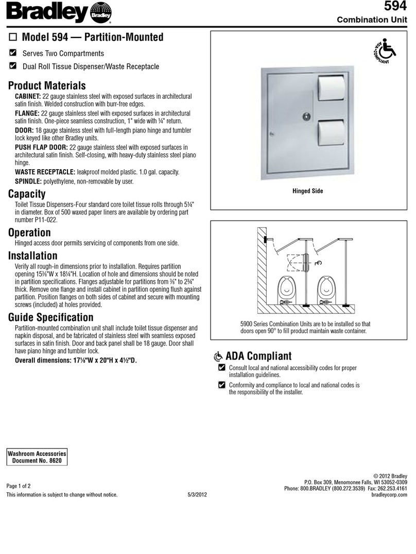 Bradley 594 User manual