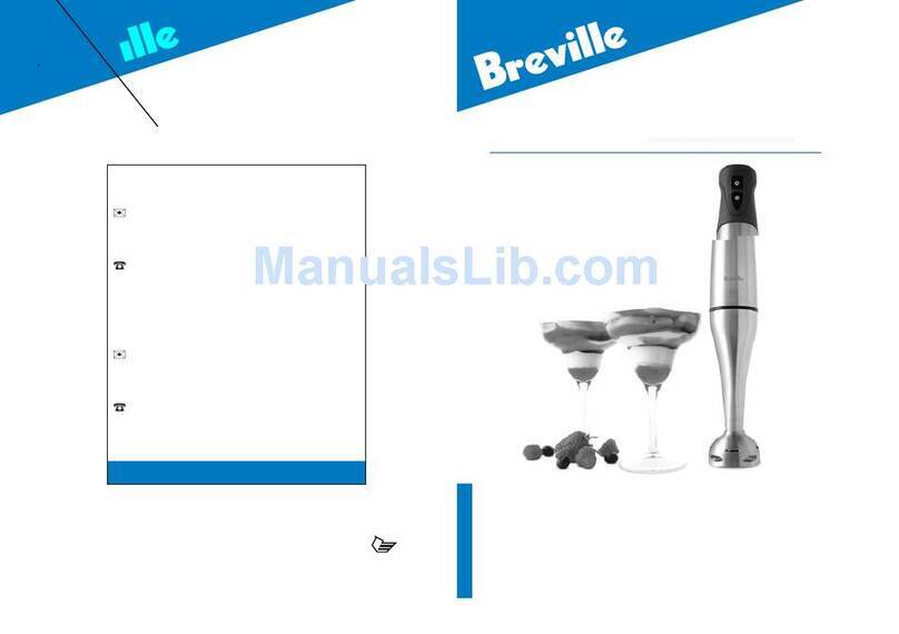 Breville Wizz Stainless HB95 User manual