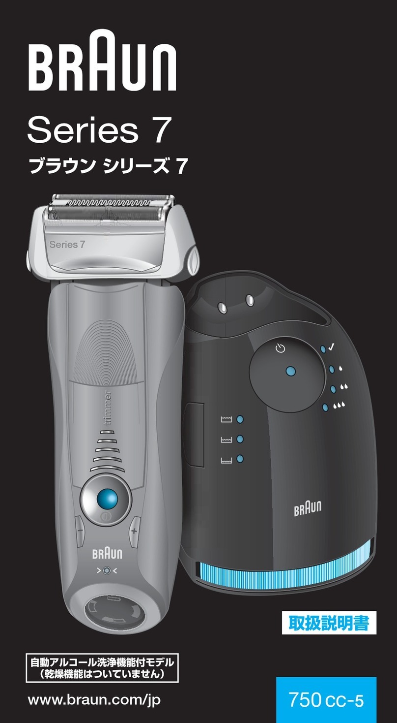 Braun 750CC-5 User manual Braun 750CC-5 User manual