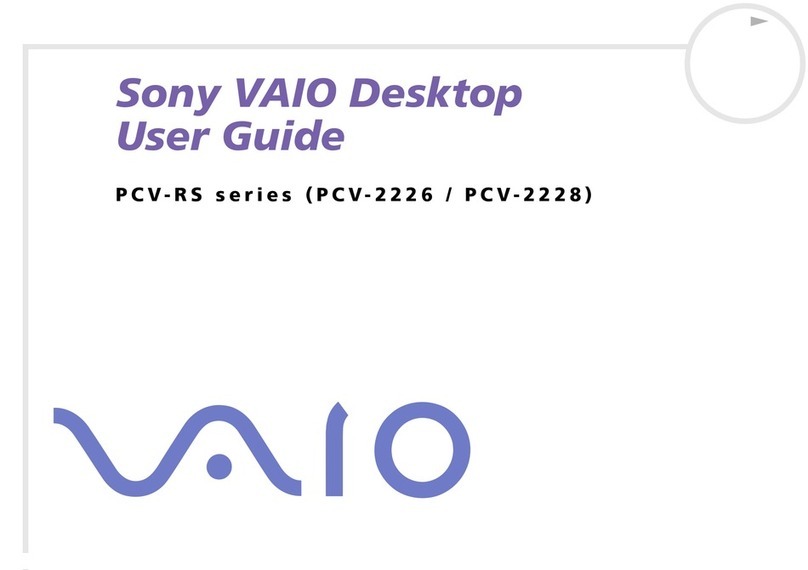 Sony VAIO PCV-RS202 user guide