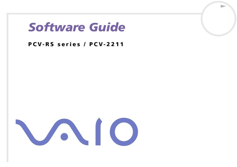 Sony PCV-RS102 Quick start guide