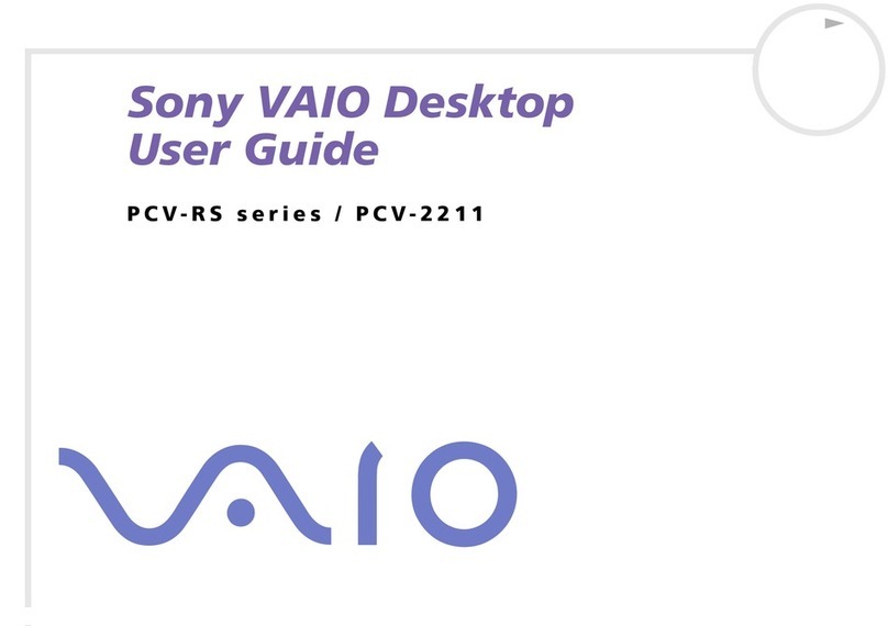 Sony PCV-RS102 User manual