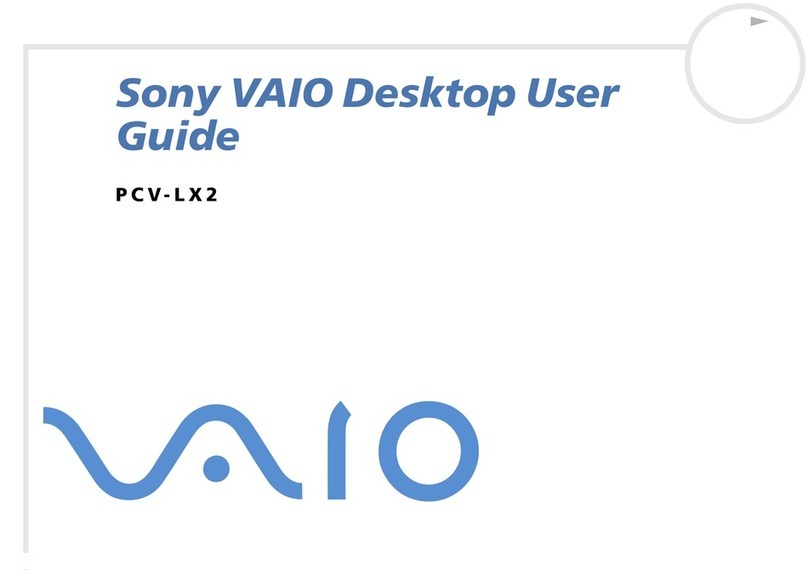 Sony VAIO PCV-LX2 User manual