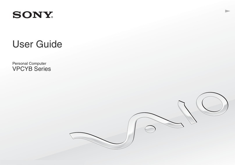 Sony VPCYB1S1E/S User manual