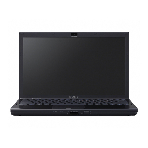 Sony VGN-Z41MRD/B User manual