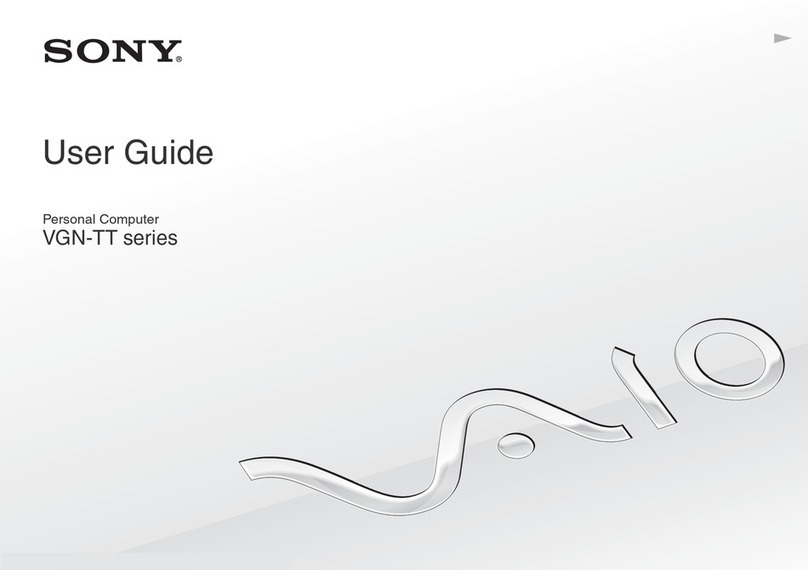 Sony VGN-TT31MR/N User manual