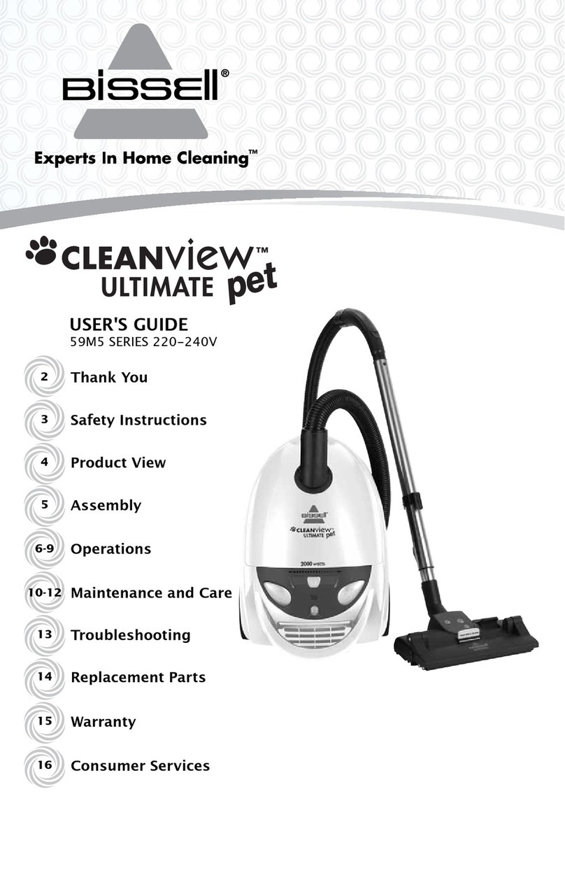 Bissell CLEANVIEW 59M5 User manual