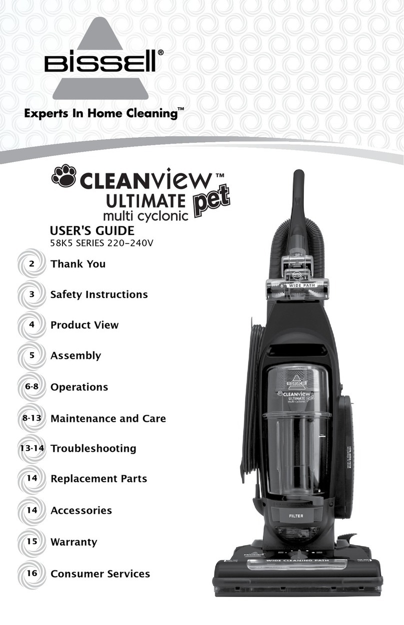 Bissell Cleanview Pet Ultimate 58K5 Series user guide