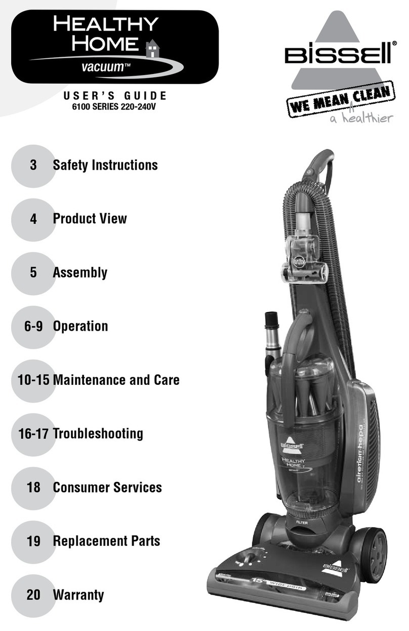 Bissell 6100 Series User manual