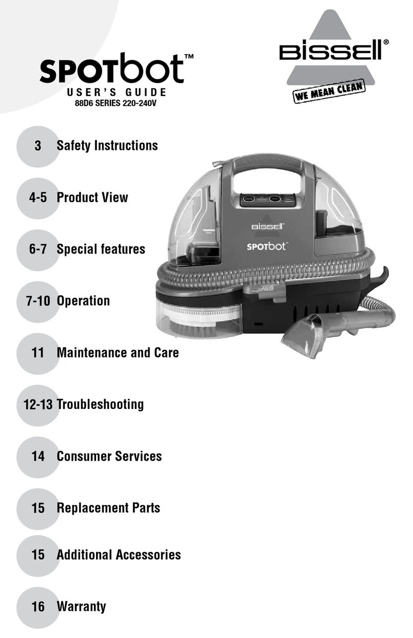 Bissell SPOTBOT 88D6 Series user guide