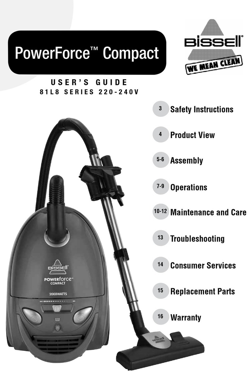 Bissell POWERFORCE 81L8 user manual