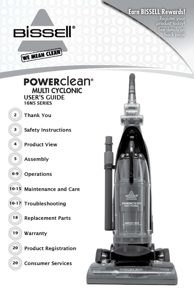 Bissell POWER CLEAN 16N5 user manual