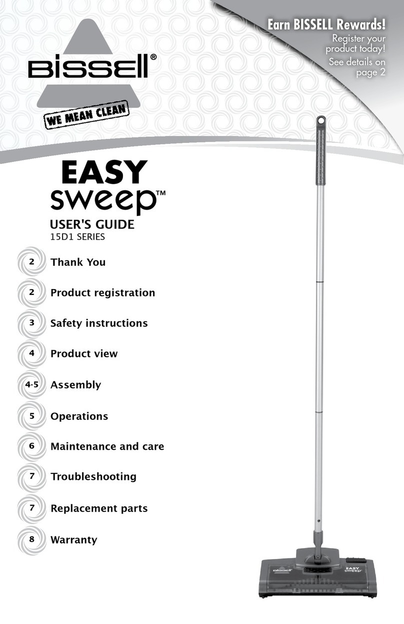 Bissell EASY SWEEP 15D1 series user manual
