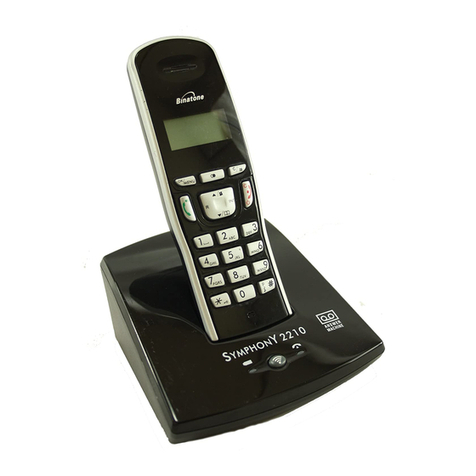 Binatone SYMPHONY 2210 user guide