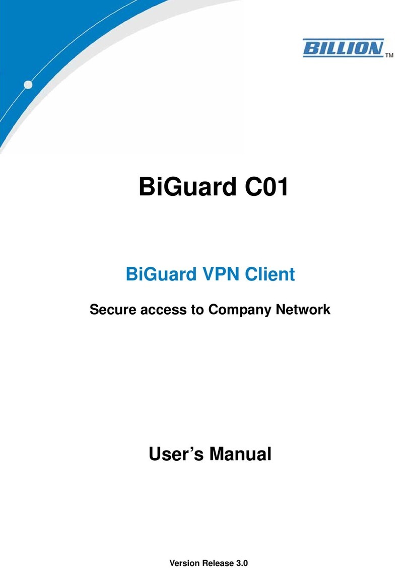 Billion English CO1 User manual