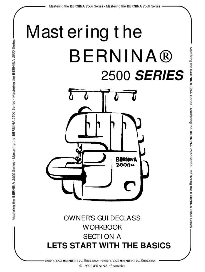 Bernina dcet 2500 Workbook