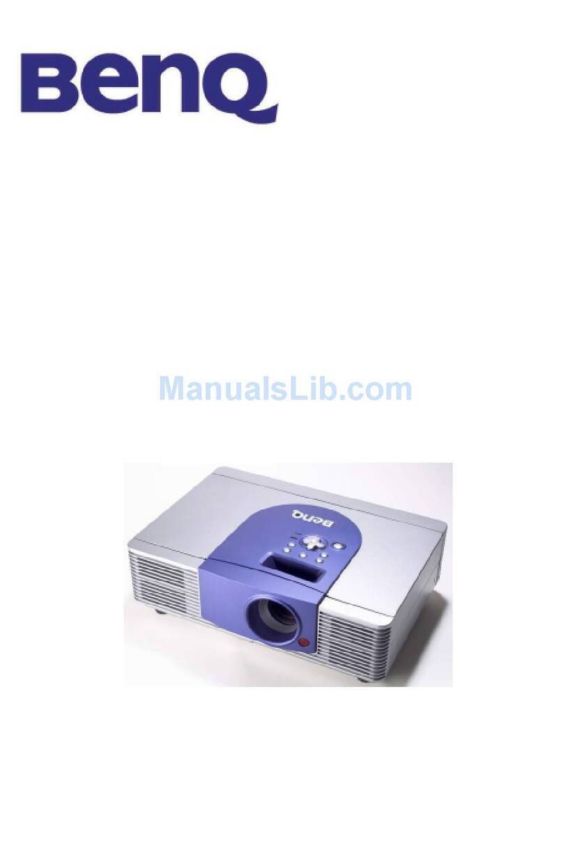 BenQ PE8700 - DLP Projector - HD User manual